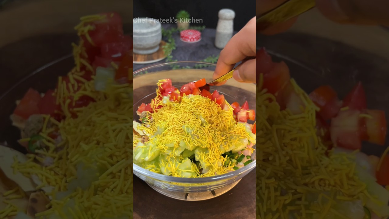 Papad Chaat ❣️😋 #papad #papadrecipe #snacks #chaat #chaatrecipe #chaatlover #snacksrecipe
