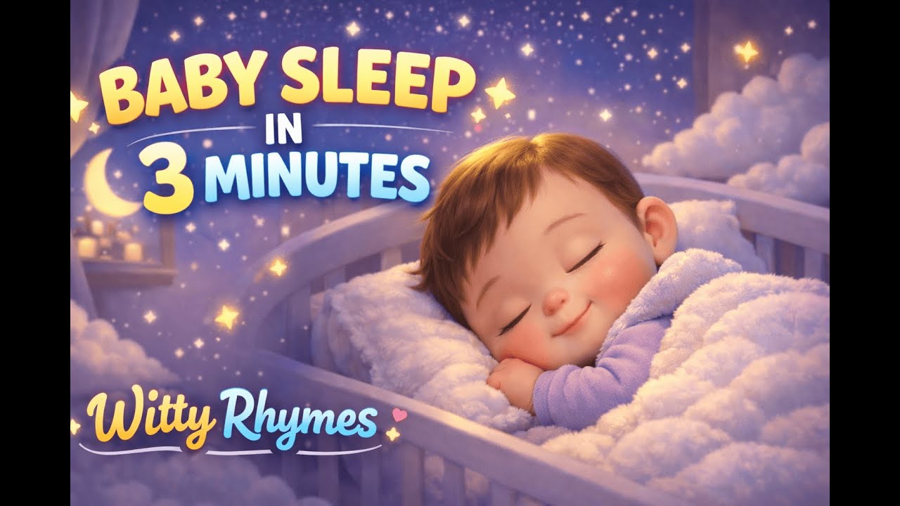Быстро усыпите малыша за 3 минуты 💤 | Спокойные колыбельные звуки | Быстрый сон малыша | 3 минуты...