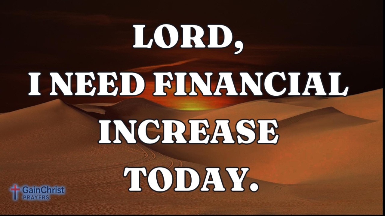 Pray This for Financial Breakthrough Today | Powerful Prayer for Provision & Overflow
