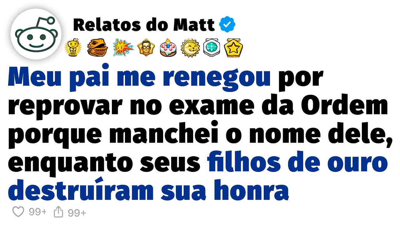 Meu pai me renegou porque eu reprovei em um exame