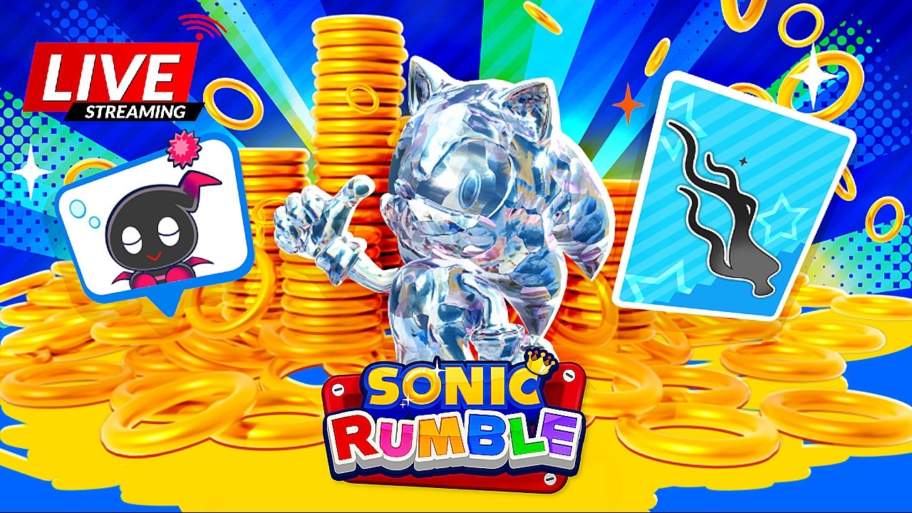 🔴 NEW SONIC SKIN + GRINDING RANKED | SONIC RUMBLE • LIVE