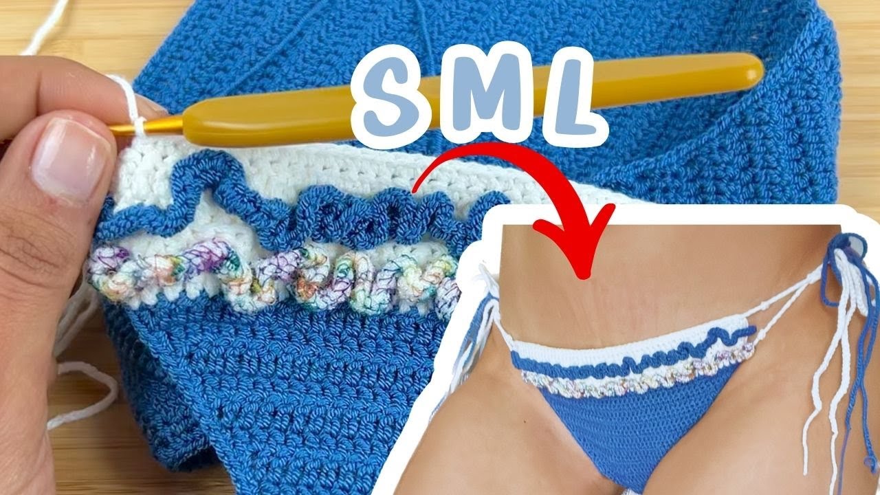 ❌[EVITA ERRORES] Tutorial BIKINI a #crochet  2024 TODAS las TALLAS