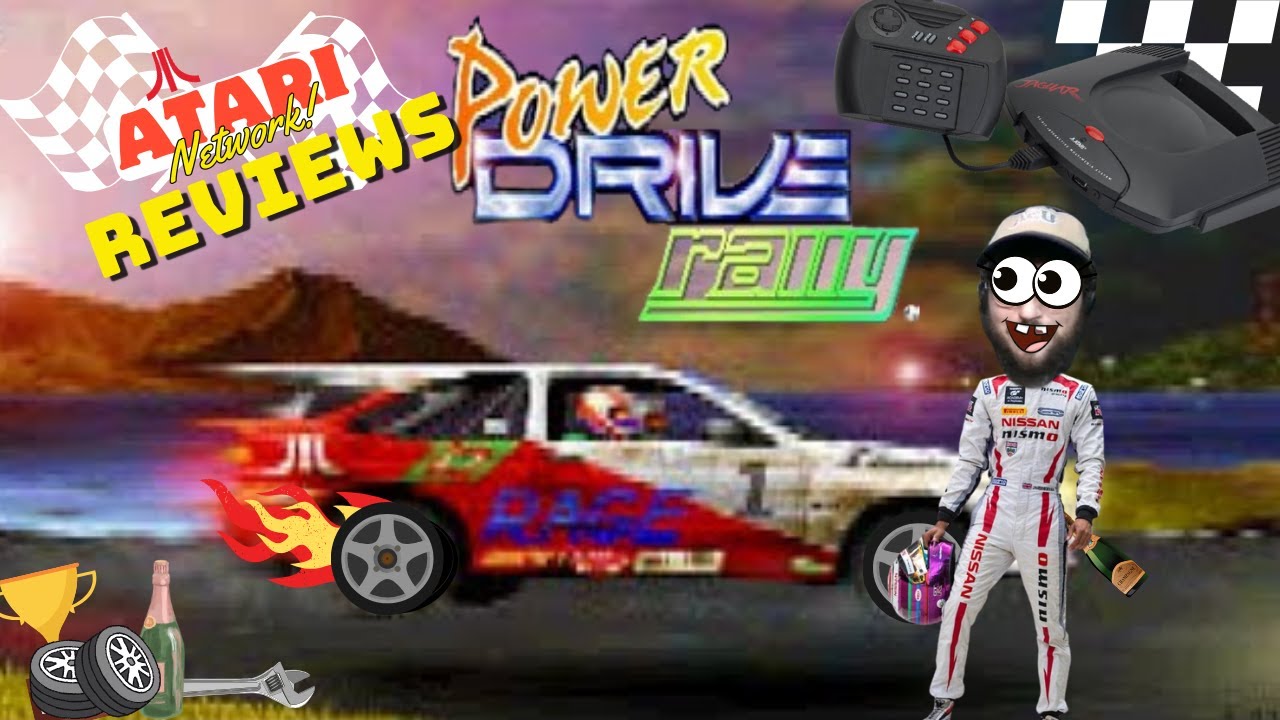 Обзор Power Drive Rally Atari Jaguar