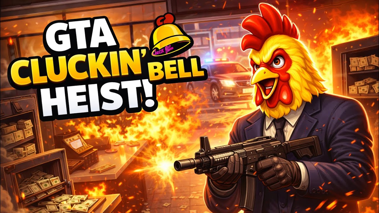 doing The Cluckin  Bell Farm Raid in GTAV