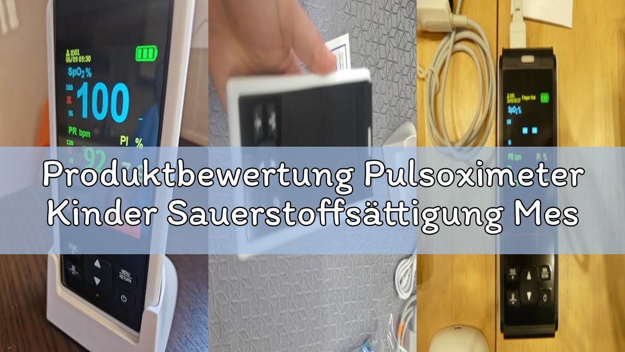 Produktbewertung Pulsoximeter Kinder Sauerstoffs&auml;ttigung Messger&auml;t Finger mit APP,HOLFENRY Blutsauer