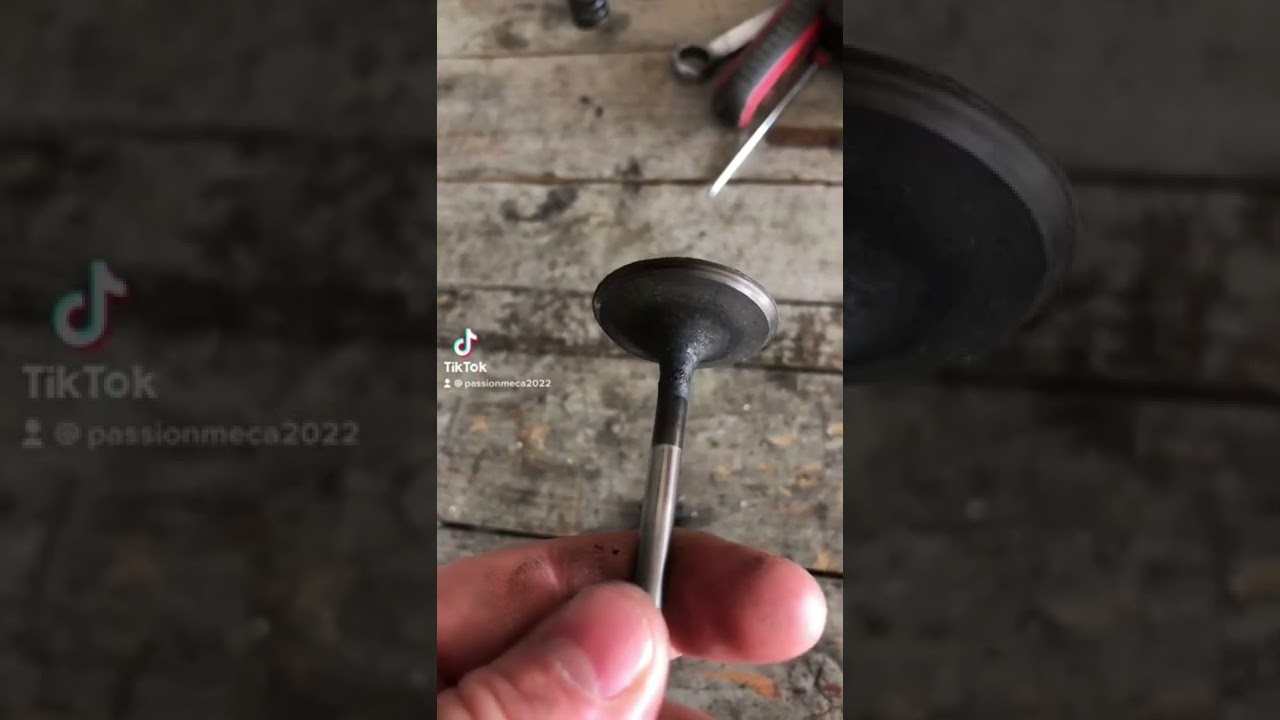 Soupape d’admission d’un 450 crf 2002 complètement bouffé