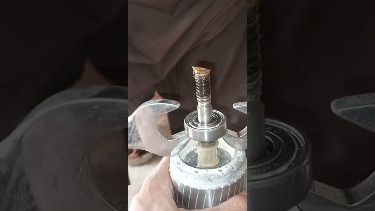how to pull without puller tool #youtube #bearing #viral #puller #views #electrical #lifehacks