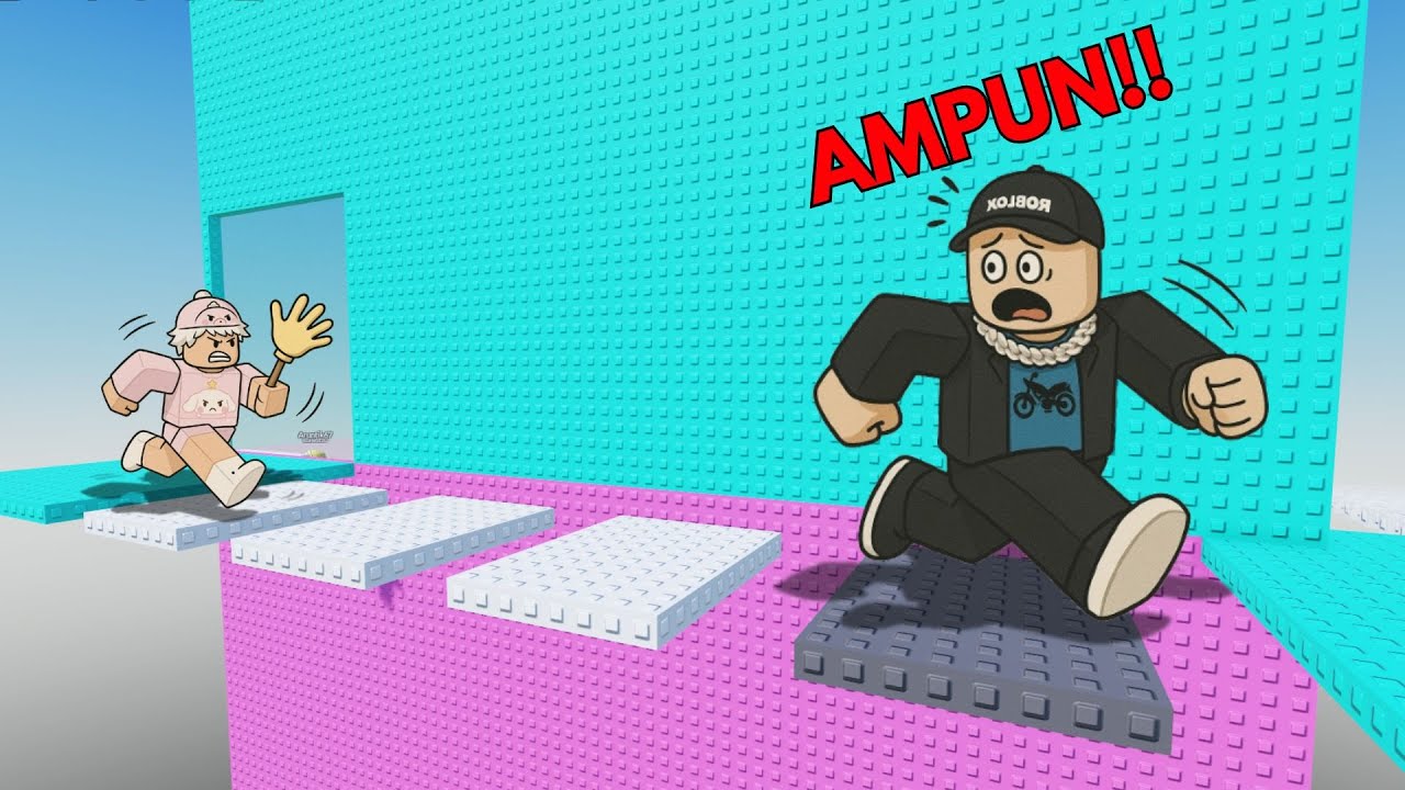 Ga sengaja ketemu @ACILPINK Tapi malah aku yang kena batunya - Roblox