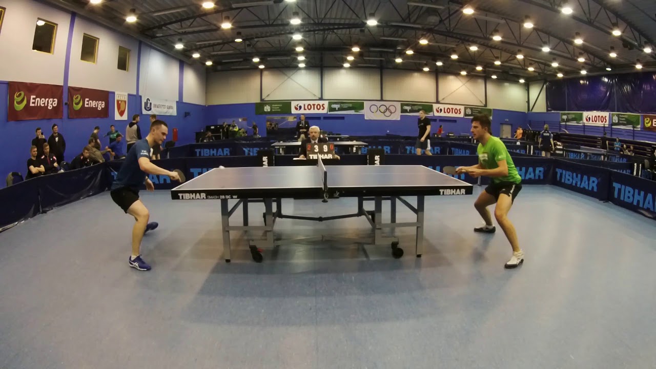 Łukasz Nadolski vs Igor Zawadzkyi | Akademickie Mistrzostwa Polski w tenisie stołowym