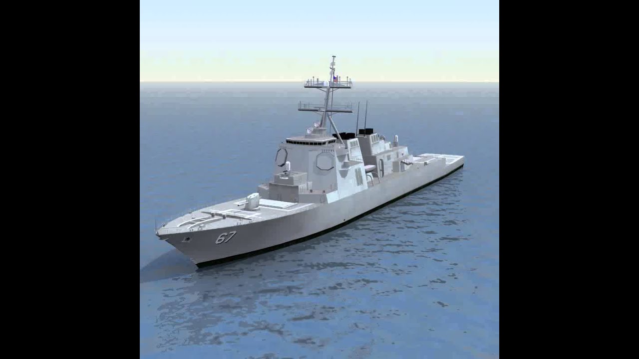 DDG67 USS Cole Destroyer 3D model from CGTrader.com