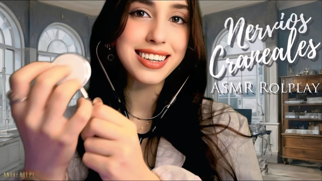 ASMR | Prueba de Nervios Craneales ( Realista, RolPlay, Vintage )| AndreaDLPL🦢🤍✨ Atención Personal ✨
