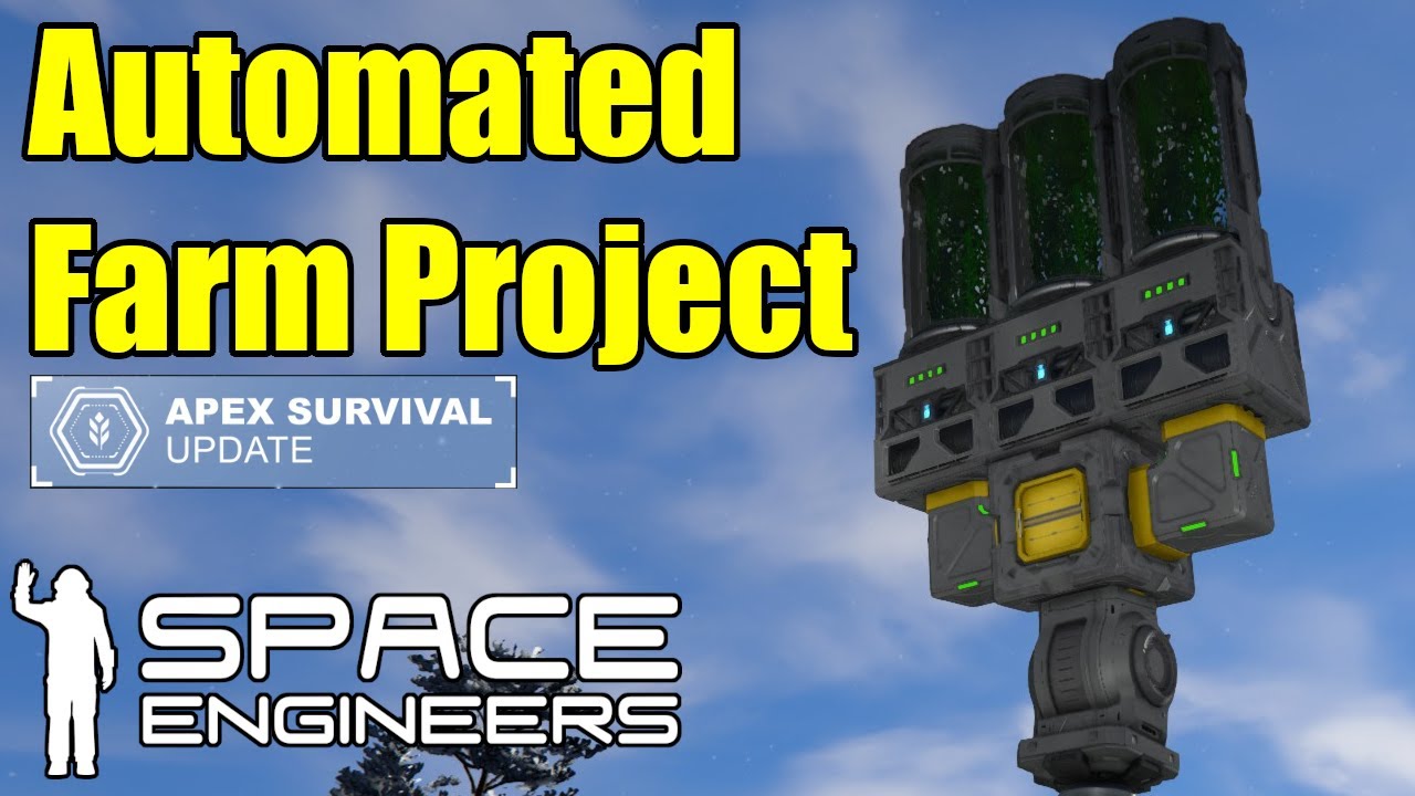 The Automated Farm Project ep2 | Space Engineers (Apex Survival)