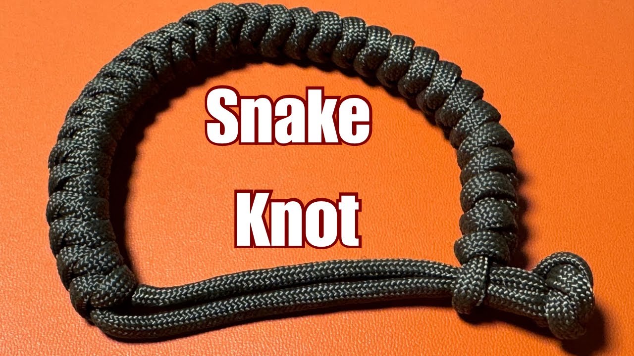 Make a PERFECT Snake Knot Paracord Bracelet in Minutes
