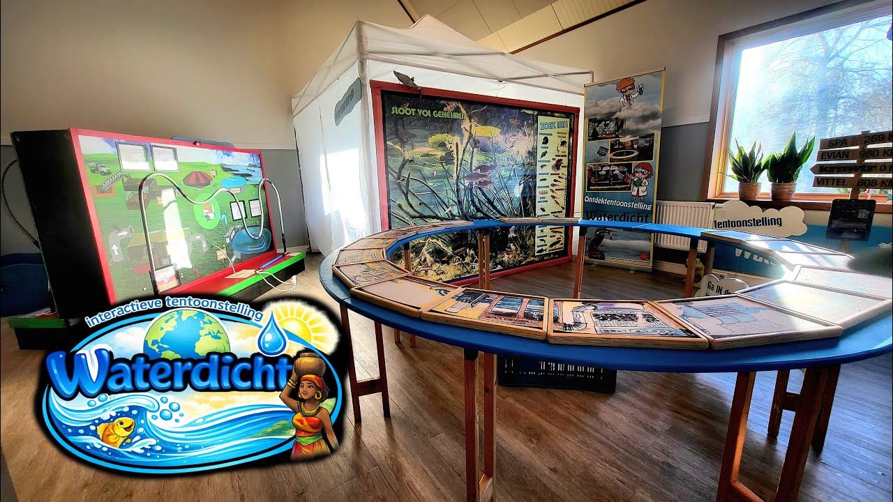Tentoonstelling Waterdicht – interactieve watereducatie in NL & BE