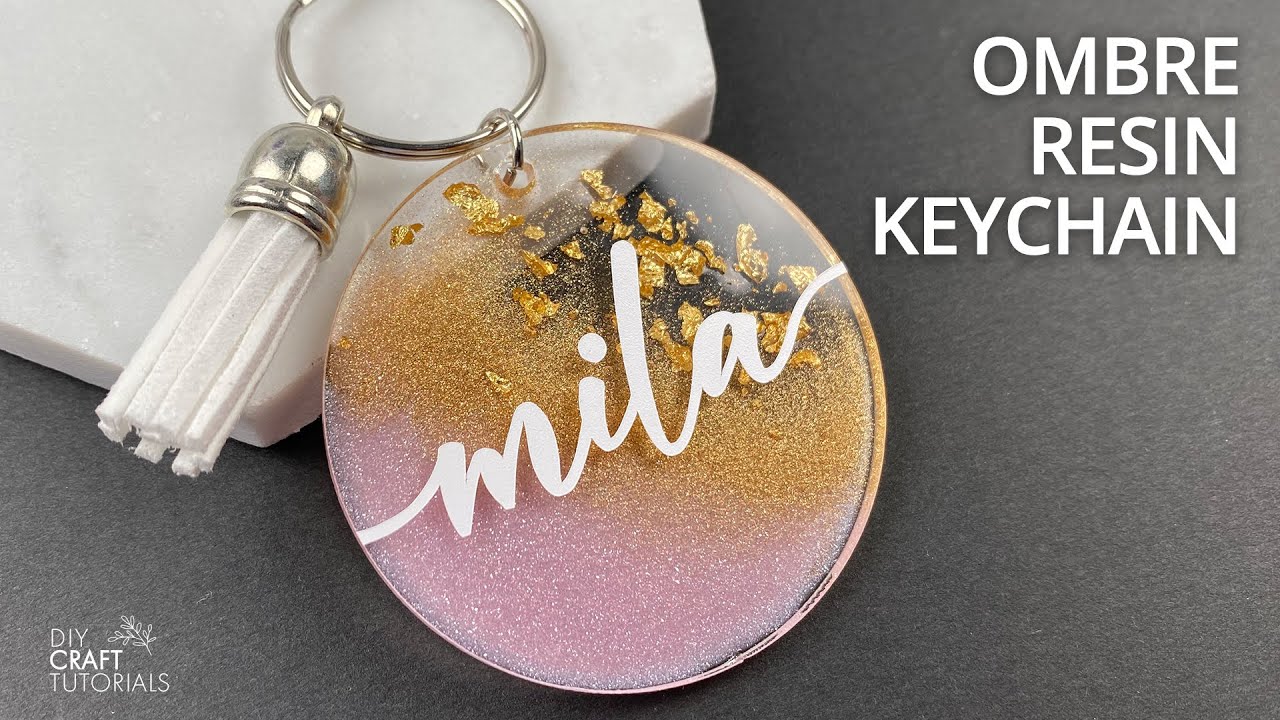 AMAZING OMBRE RESIN KEYCHAIN! 😍😍😍 How To Make Resin Keychains | DIY Craft Tutorials