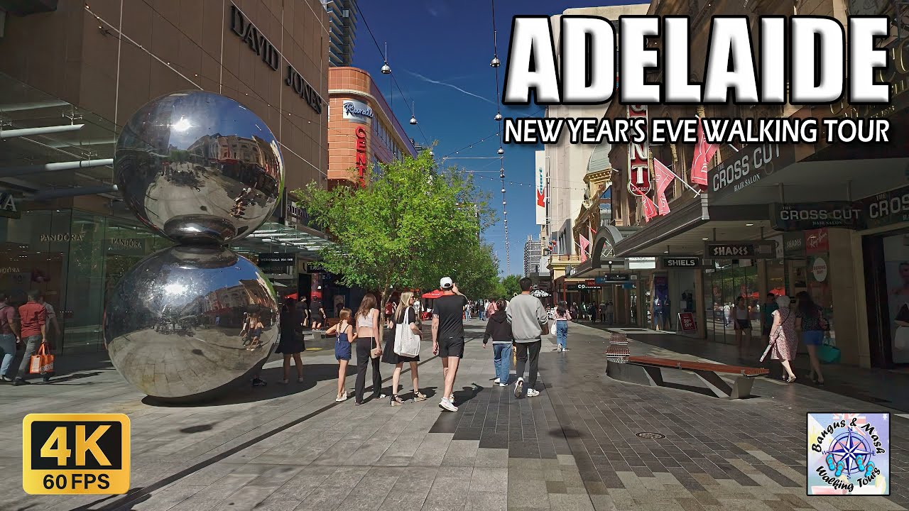 Adelaide, South Australia Walking Tour | Last Afternoon of 2023 🇦🇺