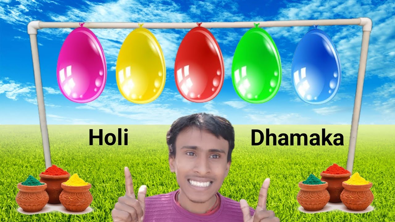 Holi Special Balloon Dhamaka 2026 || होली धमाका 😱🤩 || @mr back nice 