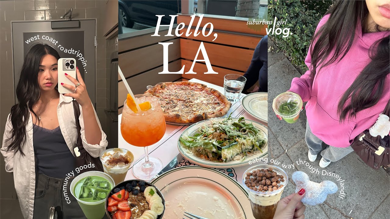 my life in LA 🌴🏙️ | a day at the amusement park, community goods (SO good), rodeo drive dinner vibes
