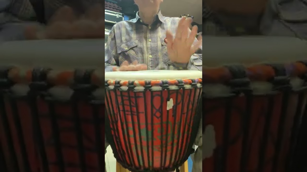 Meinl PADJ1-L-G Travel Series Pharaoh’s Script Джембе 12", нат. кожа