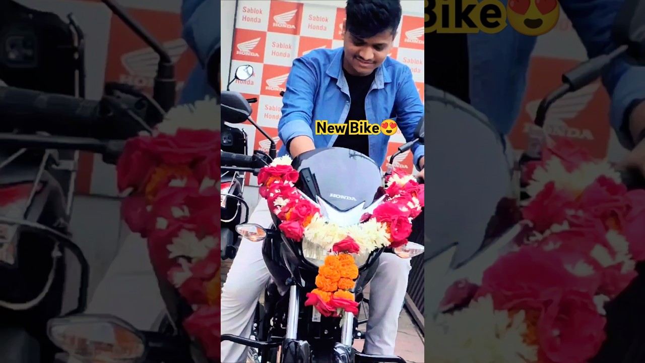 Honda Shine 125 BS6 Delivery || Taking Delivery Of Honda Shine 125 BS6 2024 Model🏍️