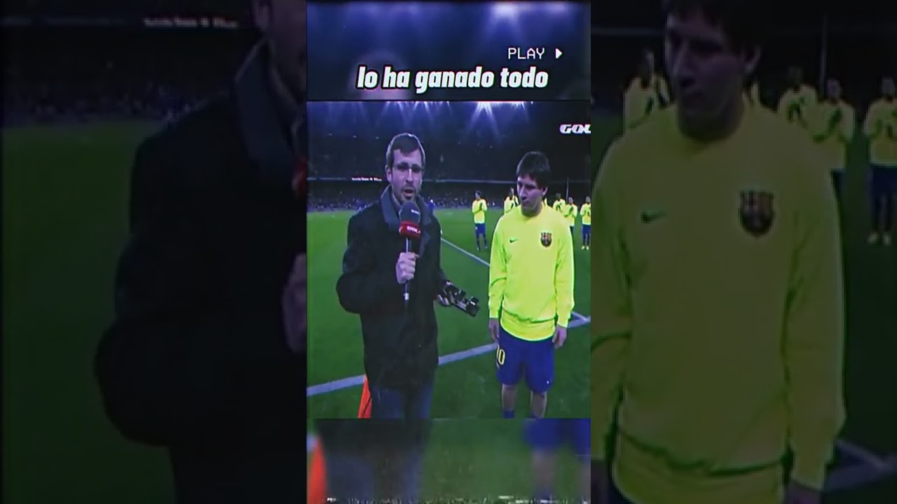 Cuando estés triste recuerda estas palabras de Leo Messi ☺️