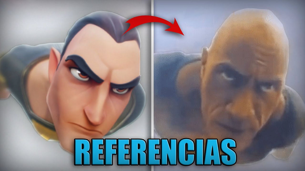 TODAS las REFERENCIAS de BLACK ADAM en multiversus
