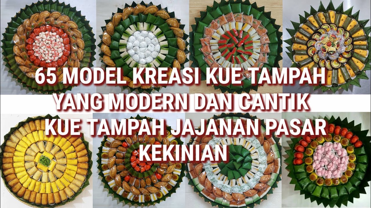 65 MODEL KREASI KUE TAMPAH YANG MODERN DAN CANTIK | KUE TAMPAH JAJANAN PASAR