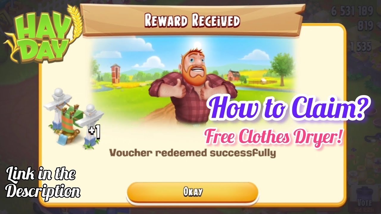 How to Claim FREE Clothes Dryer Decoration in Hay Day | Step-by-Step Guide