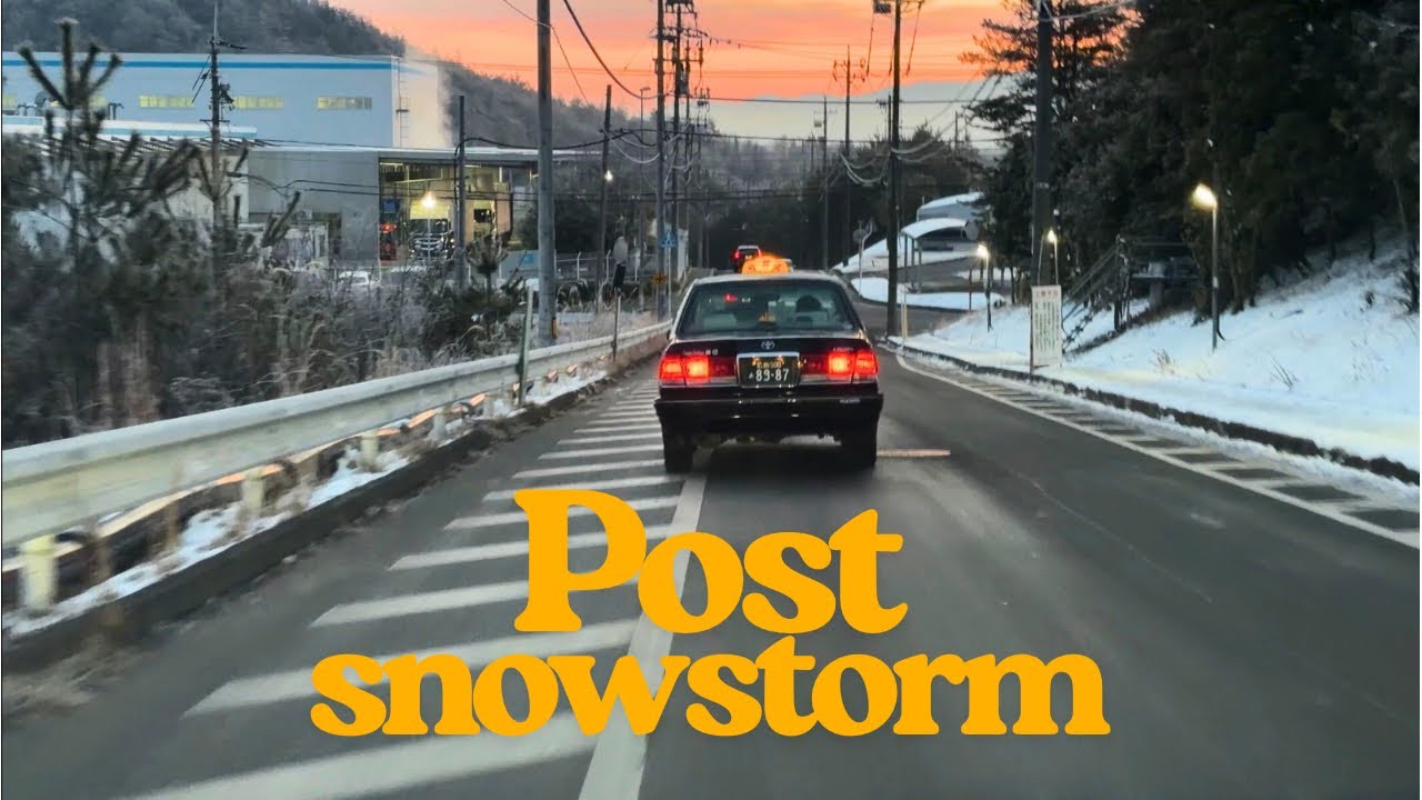 Unbelievable Snowstorm in Japan | Morning Commute POV