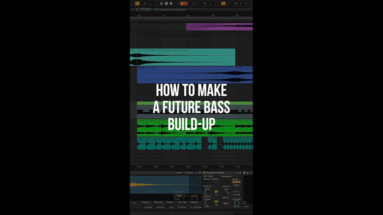 How to Make a Future Bass Build Up in 60 seconds! #shorts