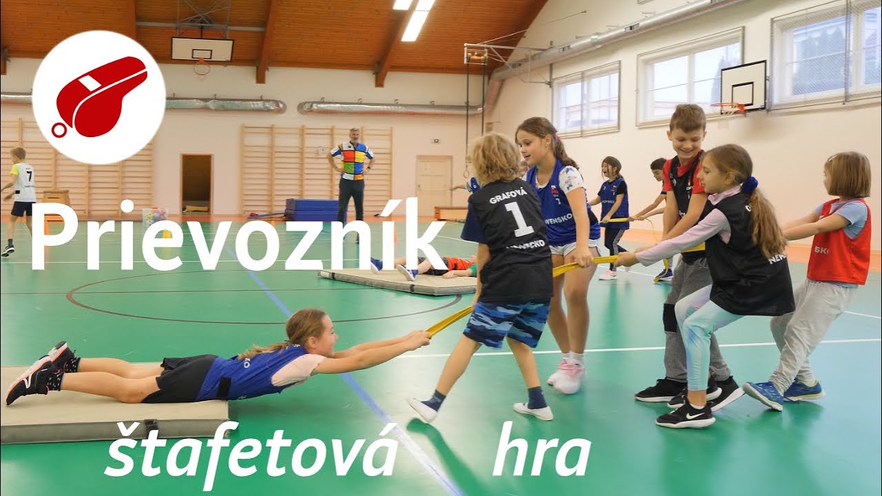 Štafetová hra Prievozník - Zábava, pohyb a spolupráca pre malých dobrodruhov
