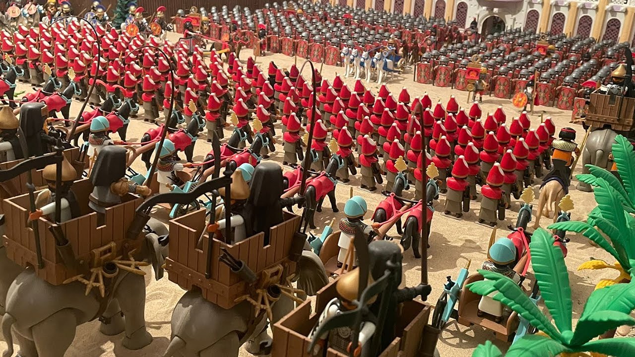 Playmobil Battle Rome and Egypt ⭐ Битва египтян и римлян-Фильм Playmobil E...