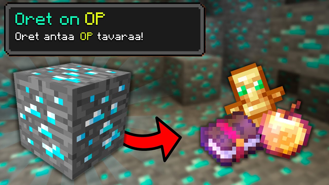 Minecraft, mutta ORET on OP!