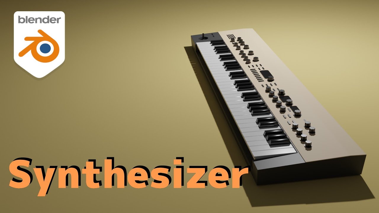 [Blender]Making a synthesizer![My room!(5)]