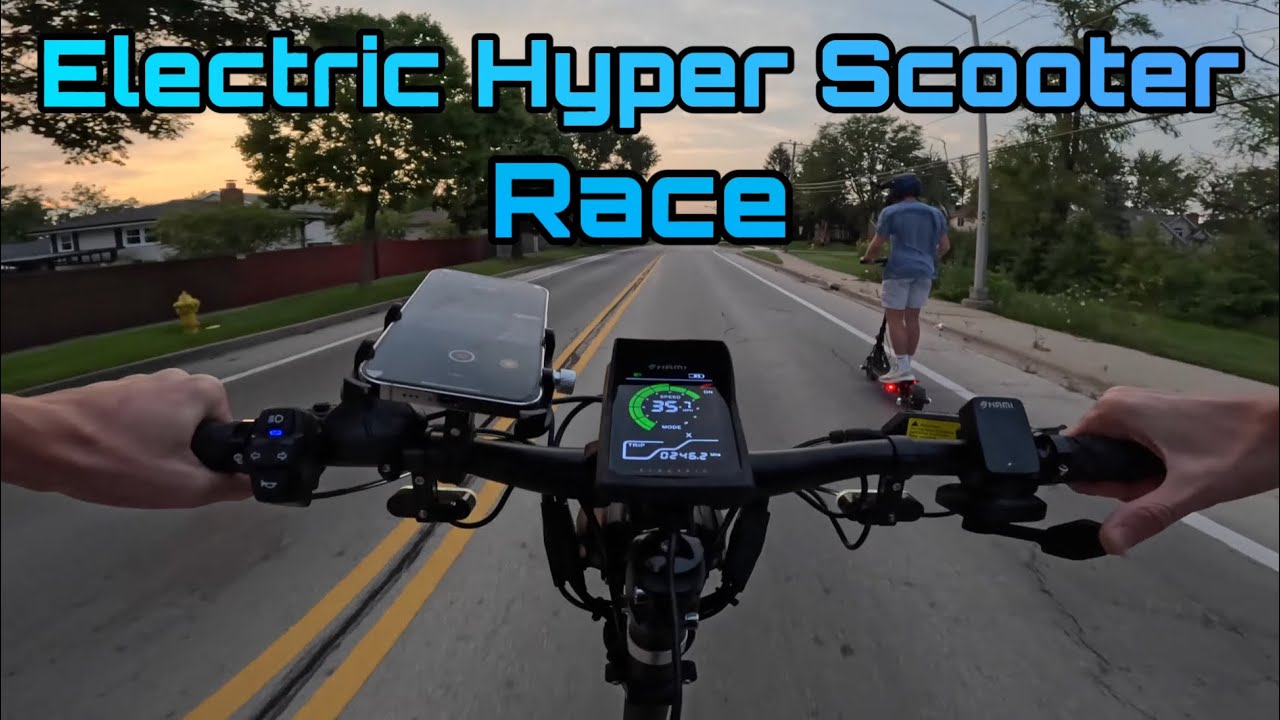 NAMI KLIMA vs. APOLLO GHOST (40MPH+) Scooter Race - 4K