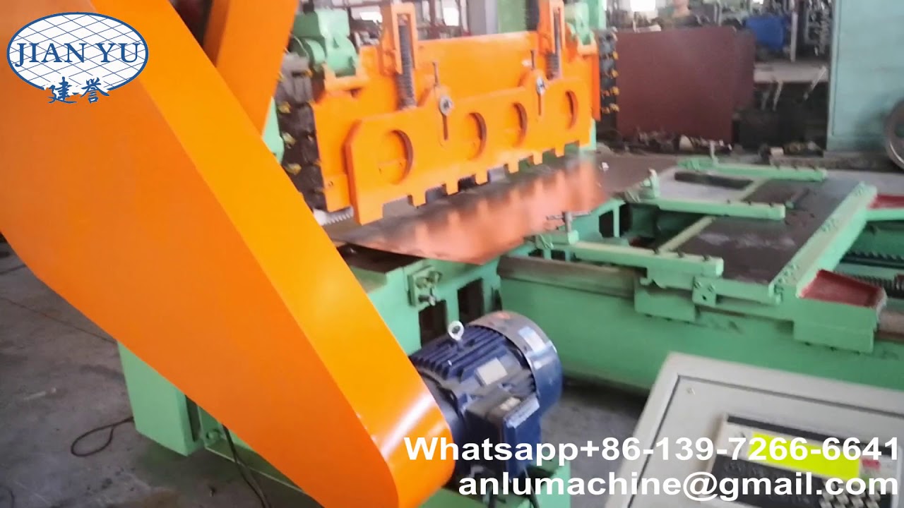 How to making expanded metal mesh