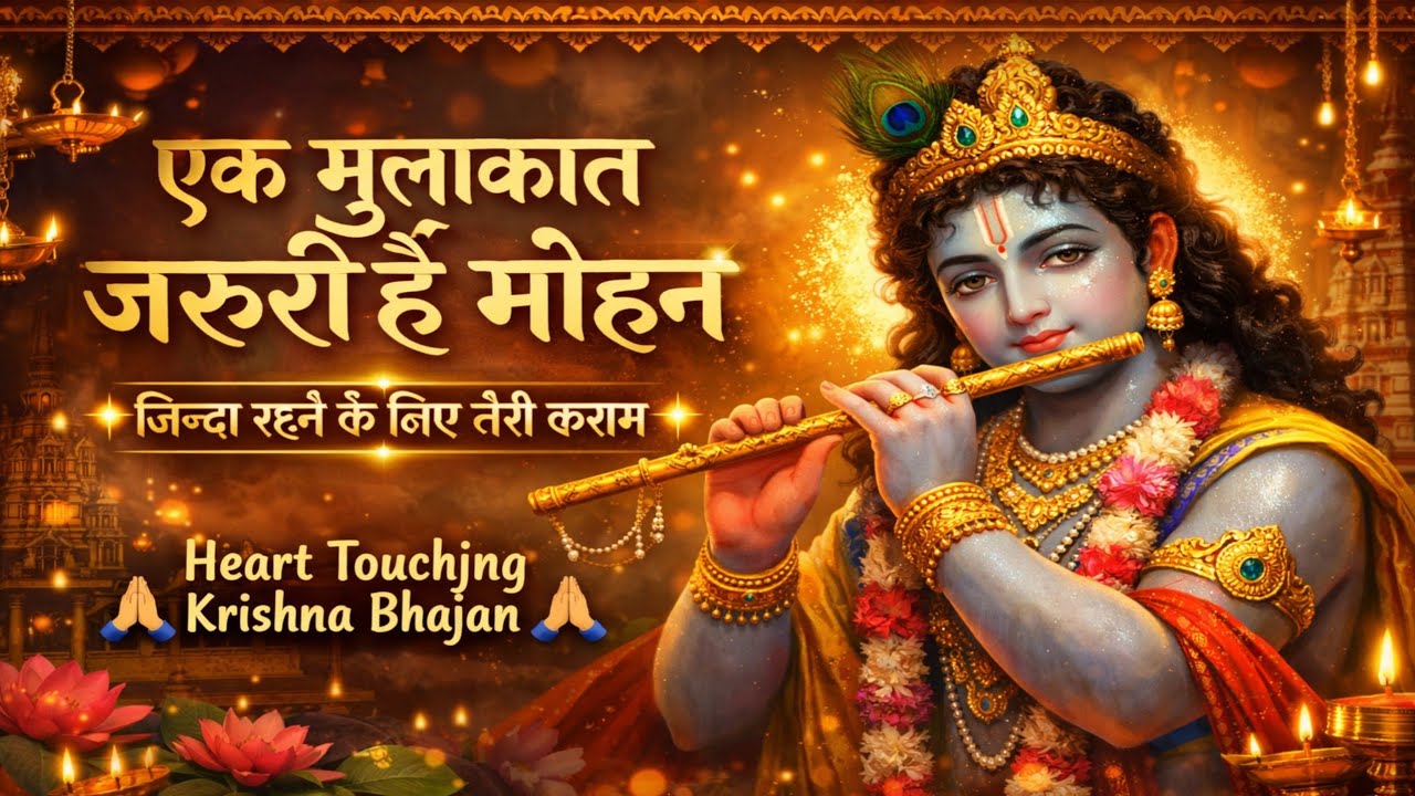 एक मुलाकात जरूरी है मोहन | दिल छू लेने वाला कृष्ण भजन | Emotional Krishna Bhajan 2026