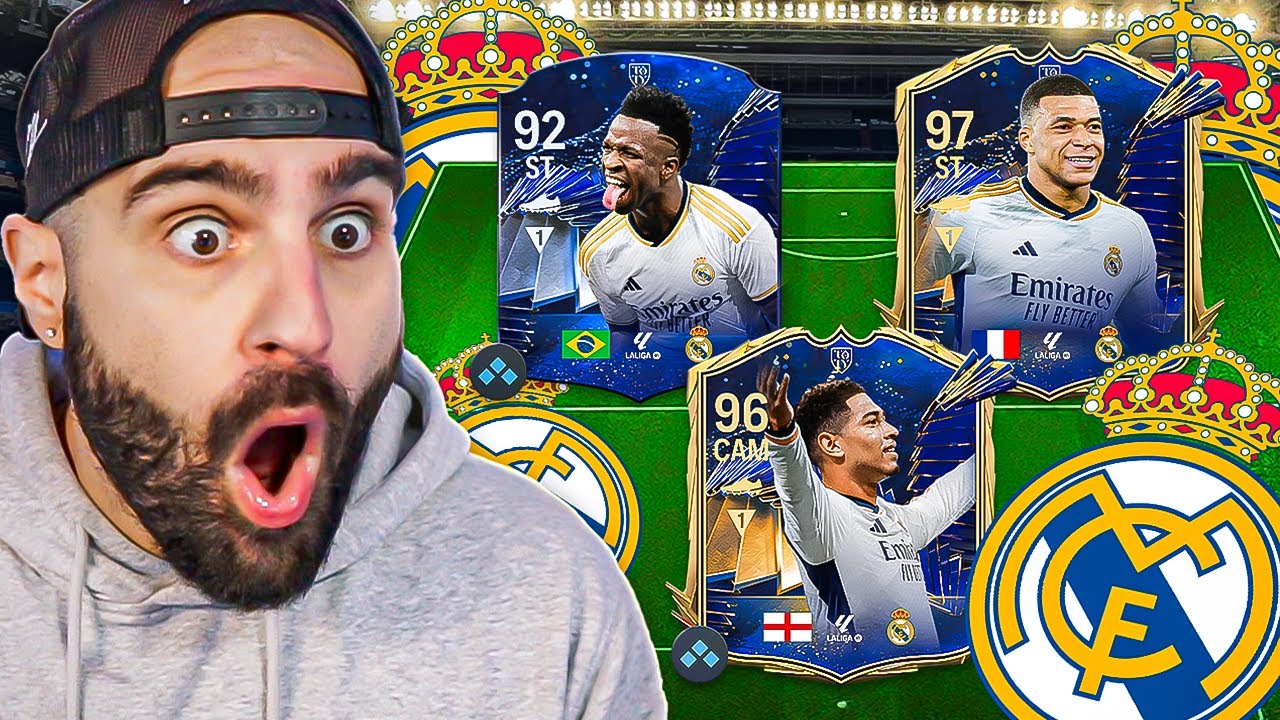 I Built Real Madrid's New Squad With Mbappe!
