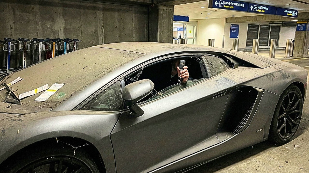 Restoring a $500,000 Lamborghini Aventador Left at the Airport! (Key was inside!)