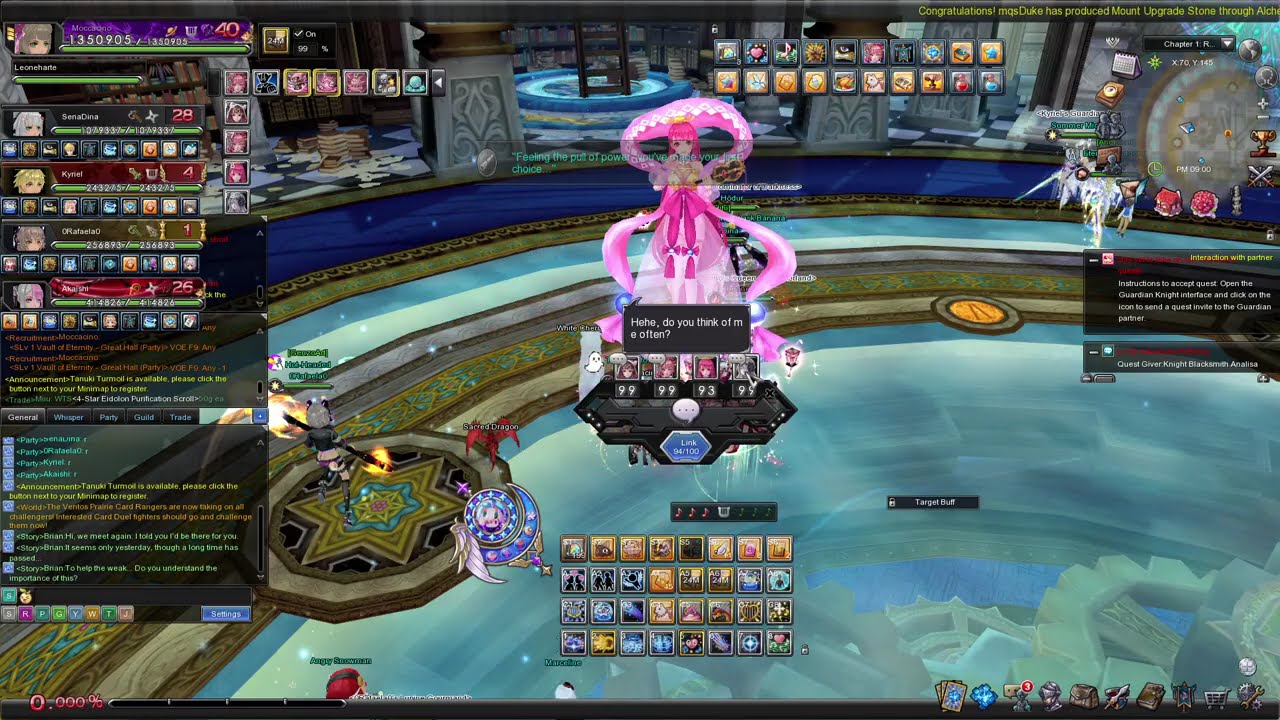 Aura Kingdom Online - Max Level S40 Astrologer Carry Vault of Eternity - Floor 1 to Floor 9