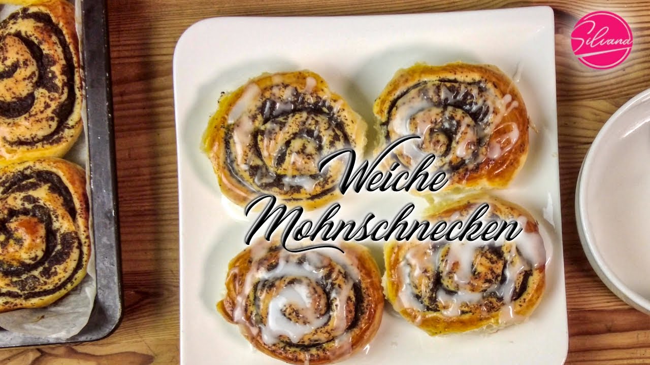 Weiche Mohnschnecken I einfach und lecker