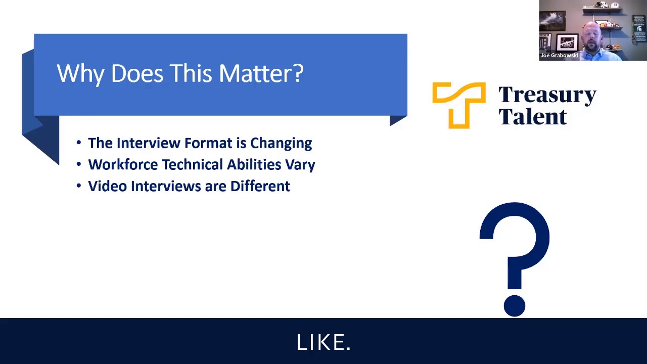 Treasury Talent TMAC Presentation- Virtual Interviewing Tips for Treasurers and their treasury teams