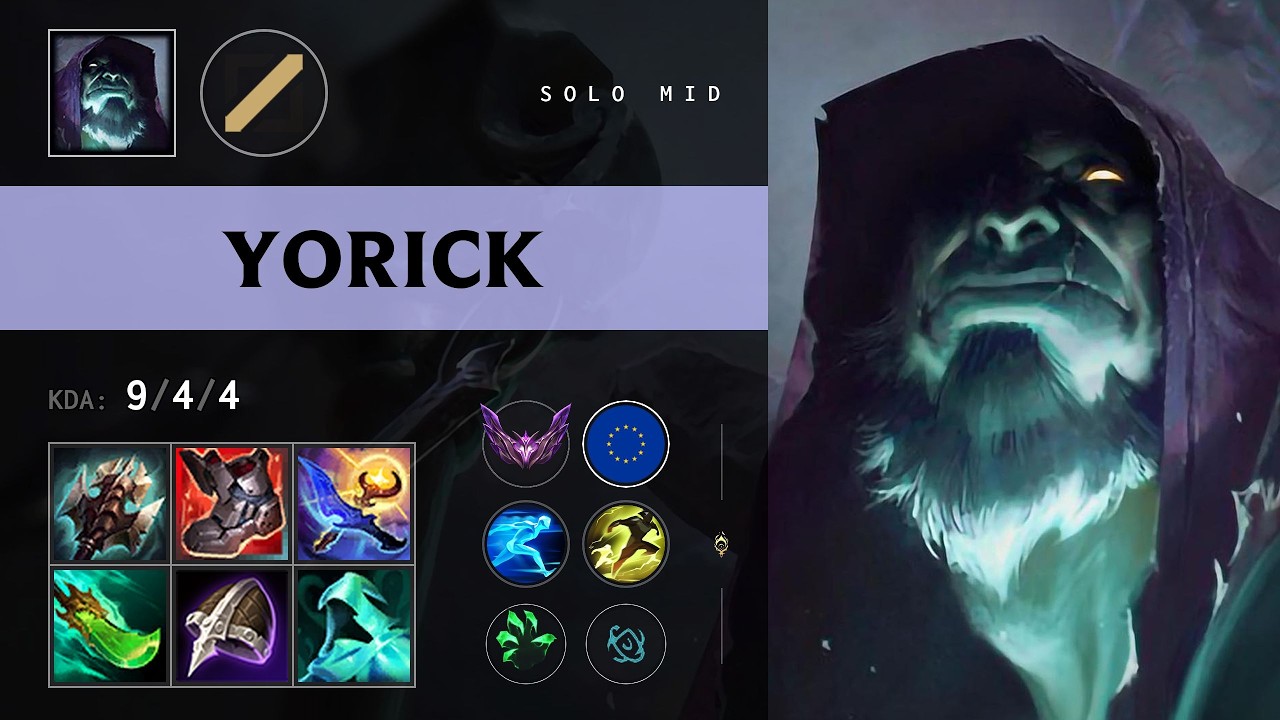 Yorick Mid vs Katarina - EUW Master Patch 26.13