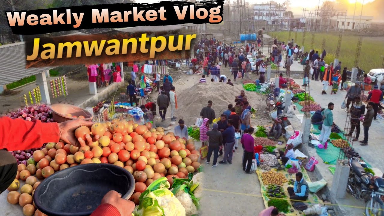 Matket Ja Rahe Hai Jamwantpur Me ☺️ | Desi Life Vloging | Village Market Vlog | Gaaw ka Bajar Vlog