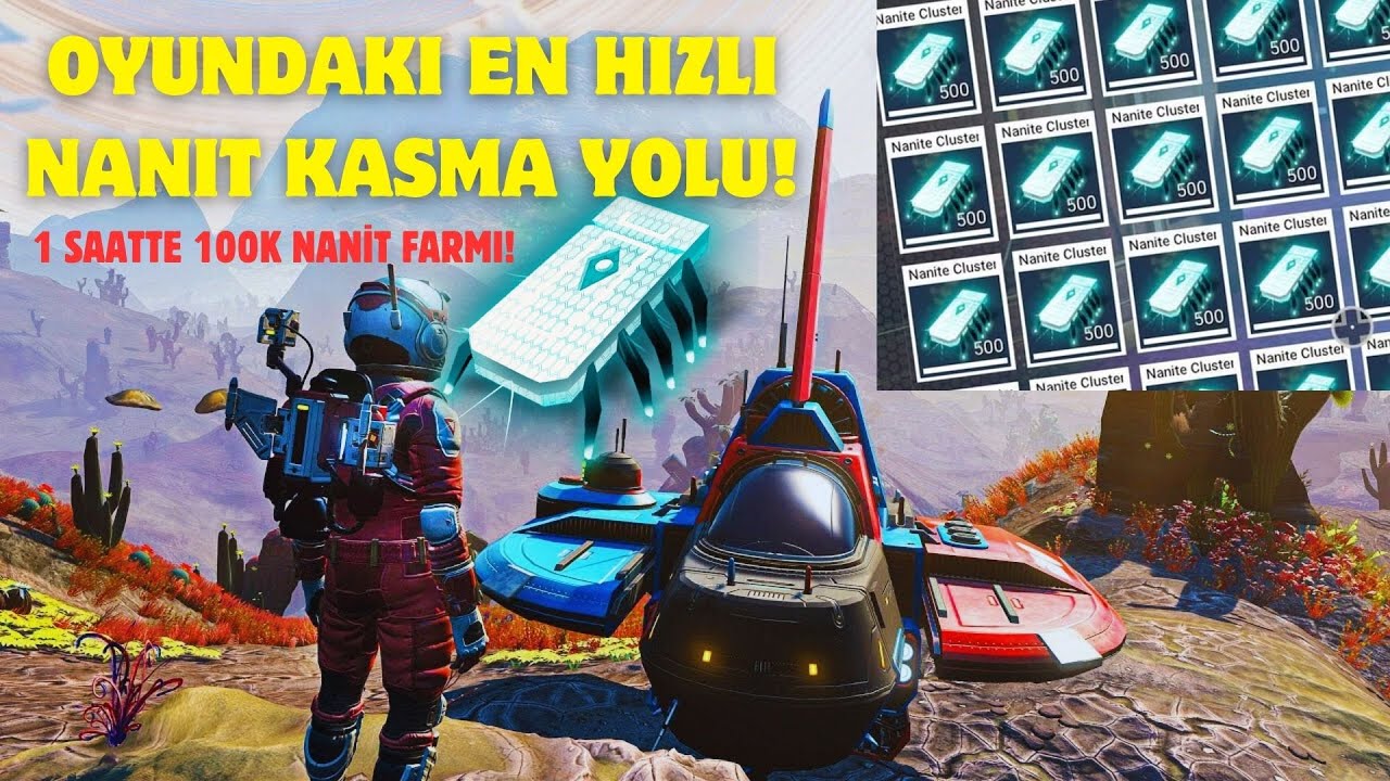 No Man's Sky -  Oyunda En Hızlı Nanit Kasabileceğiniz Yöntem!