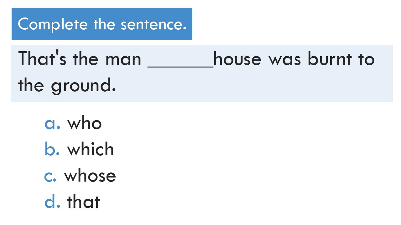 Defining Relative Clauses