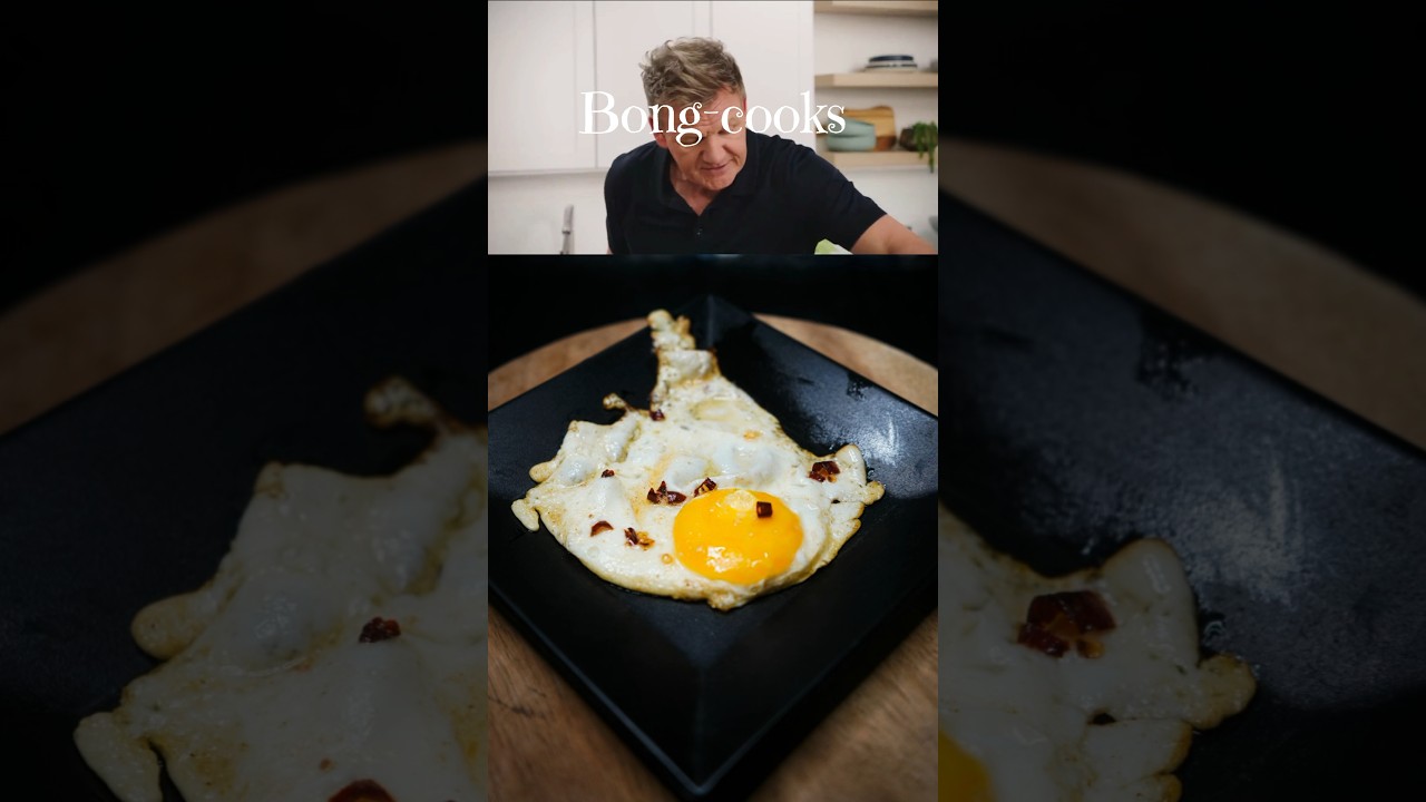 Gordon Ramsay&rsquo;s fried egg recipe || day 4 of egg challenge ||#trending #gordonramsay