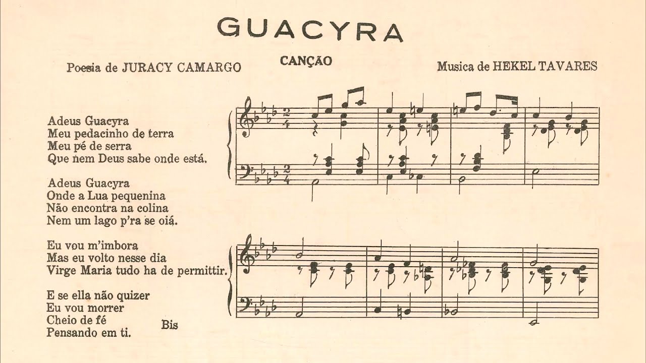 Hekel Tavares e J. Camargo - Guacyra (Marco Bernardo, piano)