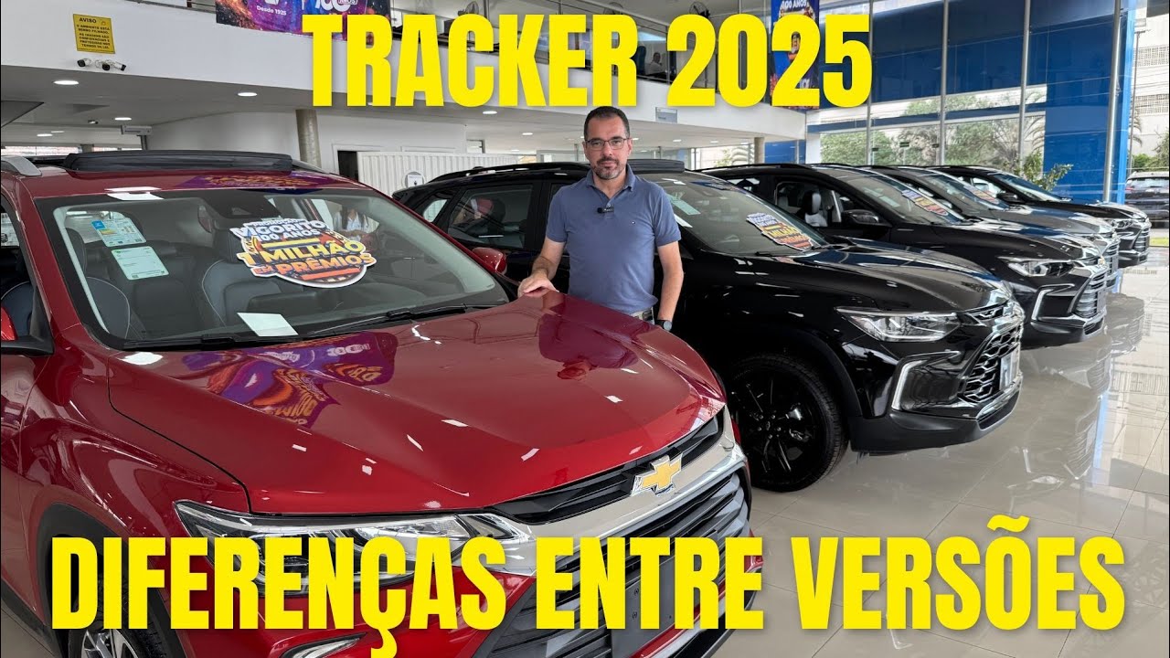 Chevrolet Tracker 2025 - Diferenças entre as versões
