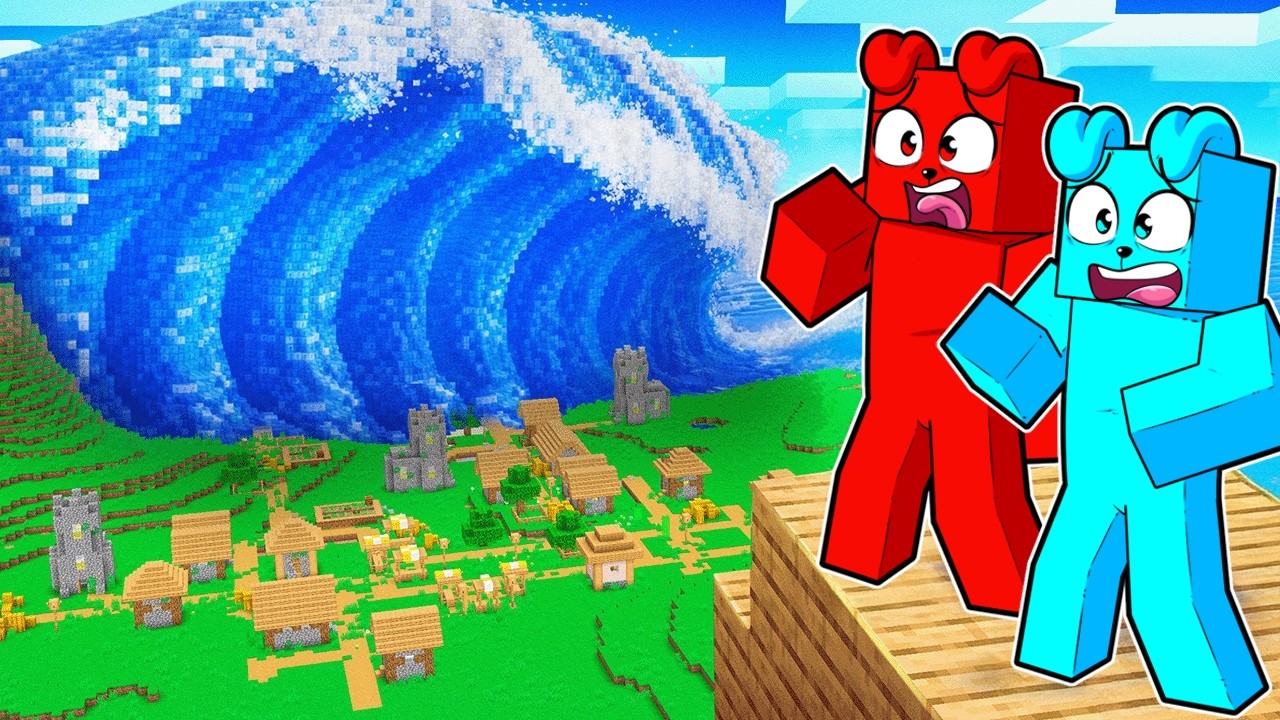 TESTUJEMY WSZYSTKIE RODZAJE TSUNAMI w Minecraft!